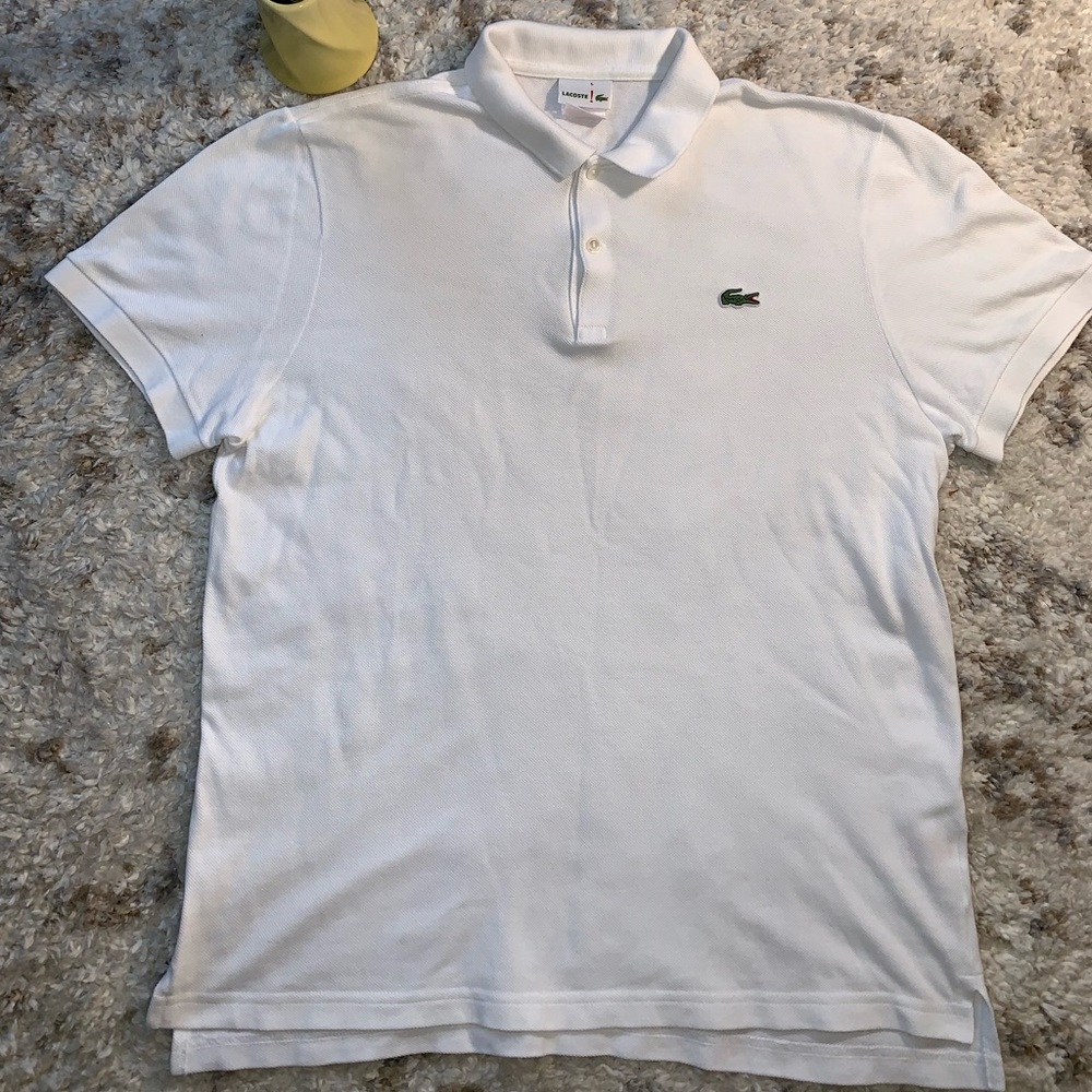 Lacoste White Polo